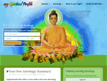 Tablet Screenshot of myspiritualprofile.com